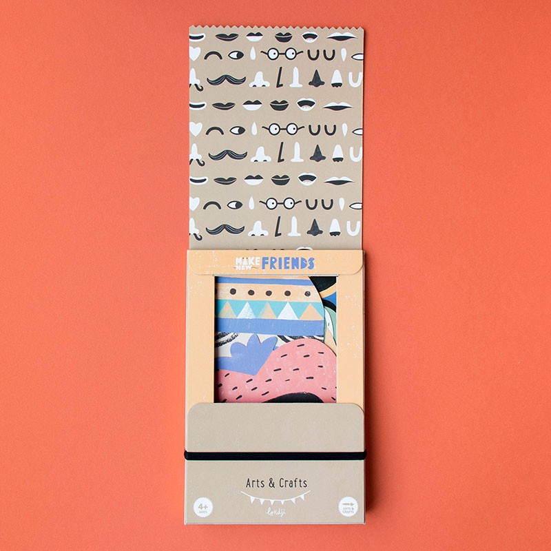 Creative activity with stickers